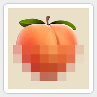 Peach Emoji Sticker